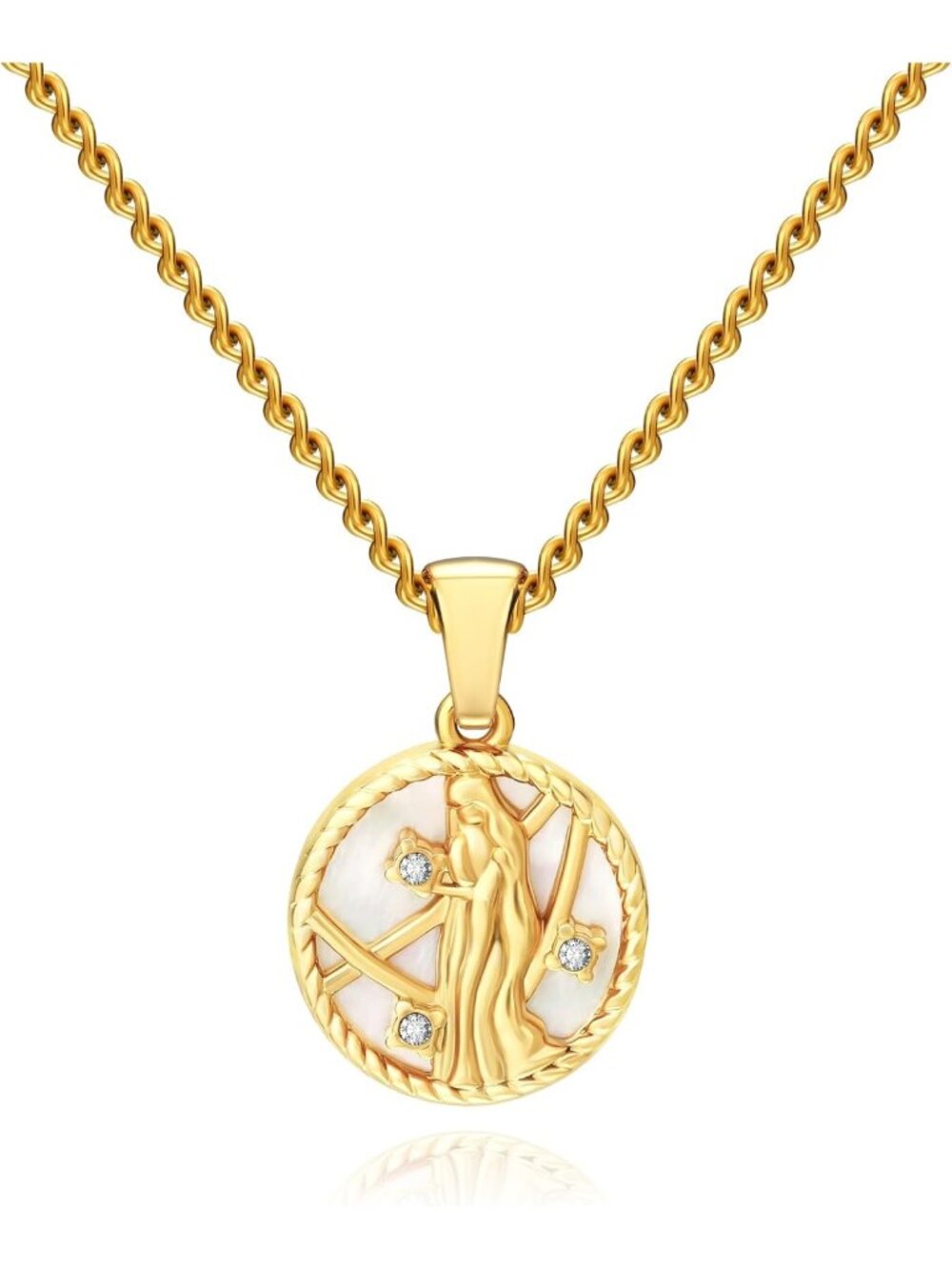 18K Gold Plated Zodiac Necklaces for Women - Astrology Gifts for All Signs